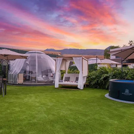 Experiencia Burbuja Con Jacuzzi Privado, Piscina Y Vistas Al Mar Tente de luxe Guía de Isora