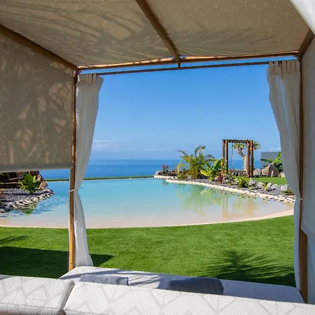 Luksusowy namiot Experiencia Burbuja Con Jacuzzi Privado, Piscina Y Vistas Al Mar