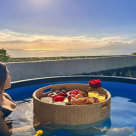 Experiencia Burbuja Con Jacuzzi Privado, Piscina Y Vistas Al Mar Luksusowy namiot *