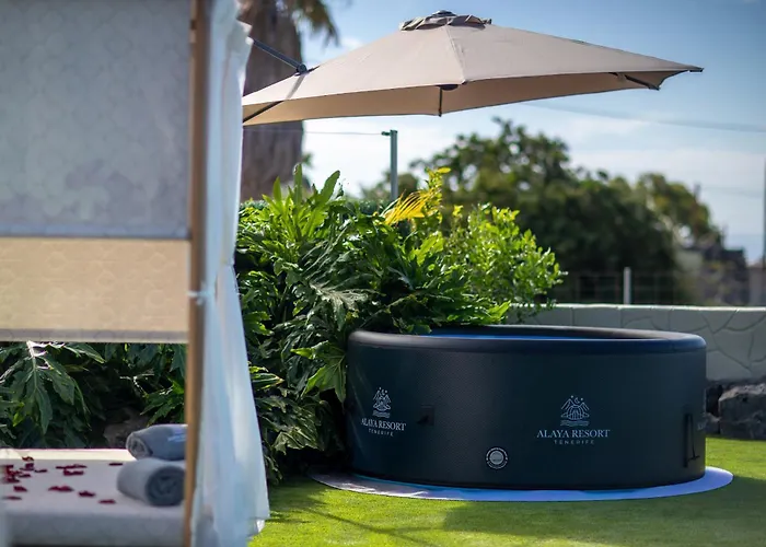 Tente de luxe Experiencia Burbuja Con Jacuzzi Privado, Piscina Y Vistas Al Mar
