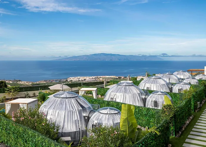 Tente de luxe Experiencia Burbuja Con Jacuzzi Privado, Piscina Y Vistas Al Mar