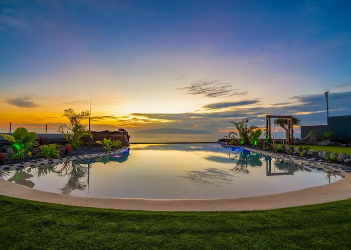 Experiencia Burbuja Con Jacuzzi Privado, Piscina Y Vistas Al Mar Tente de luxe Guía de Isora