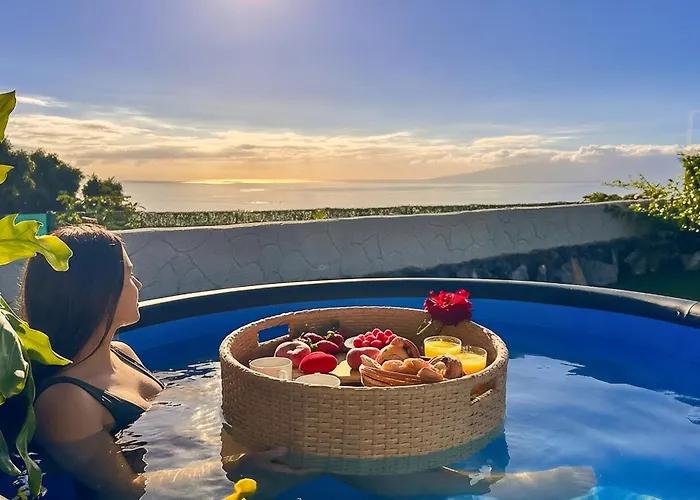 Experiencia Burbuja Con Jacuzzi Privado, Piscina Y Vistas Al Mar Tente de luxe *